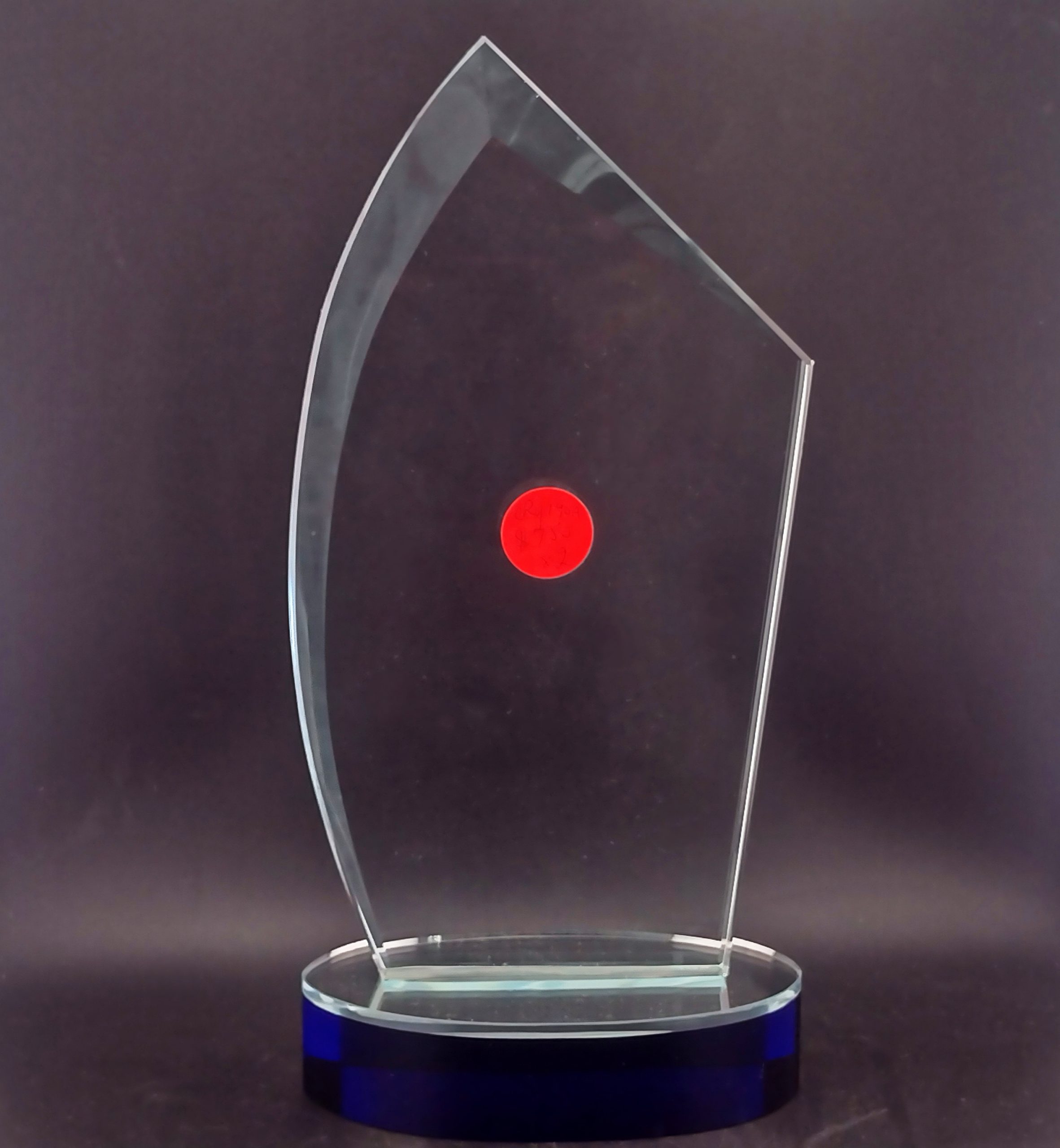 Large Crystal Plaque CRY190A