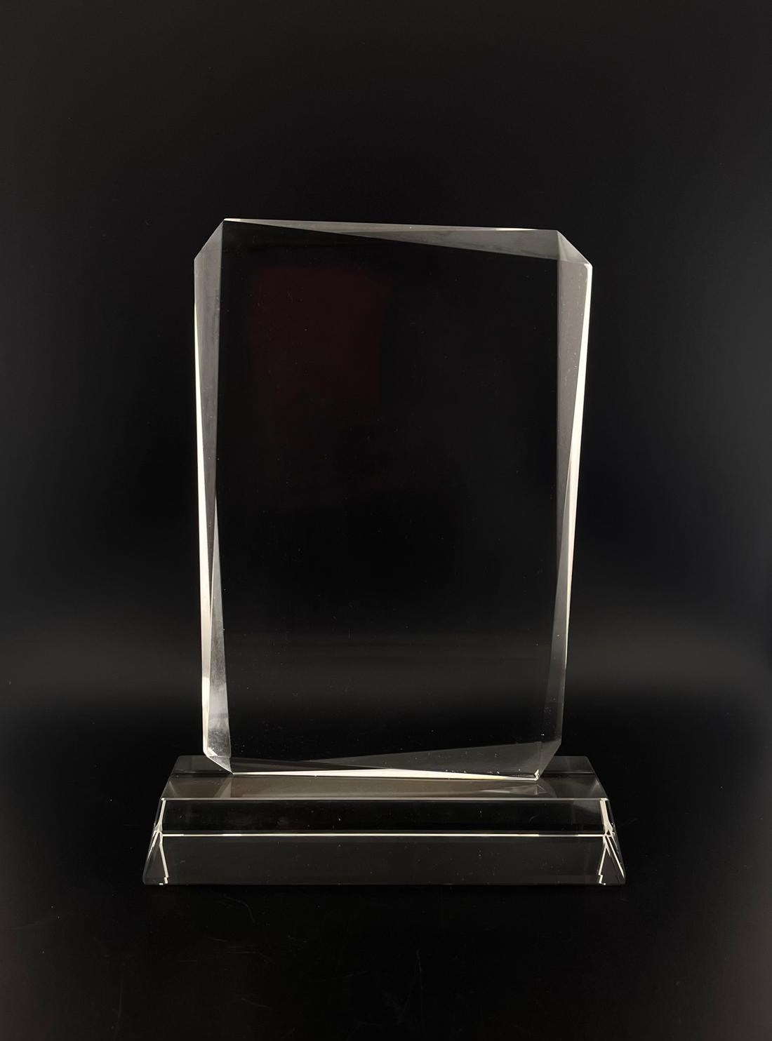 Boxed Crystal Plaque PHT-C08