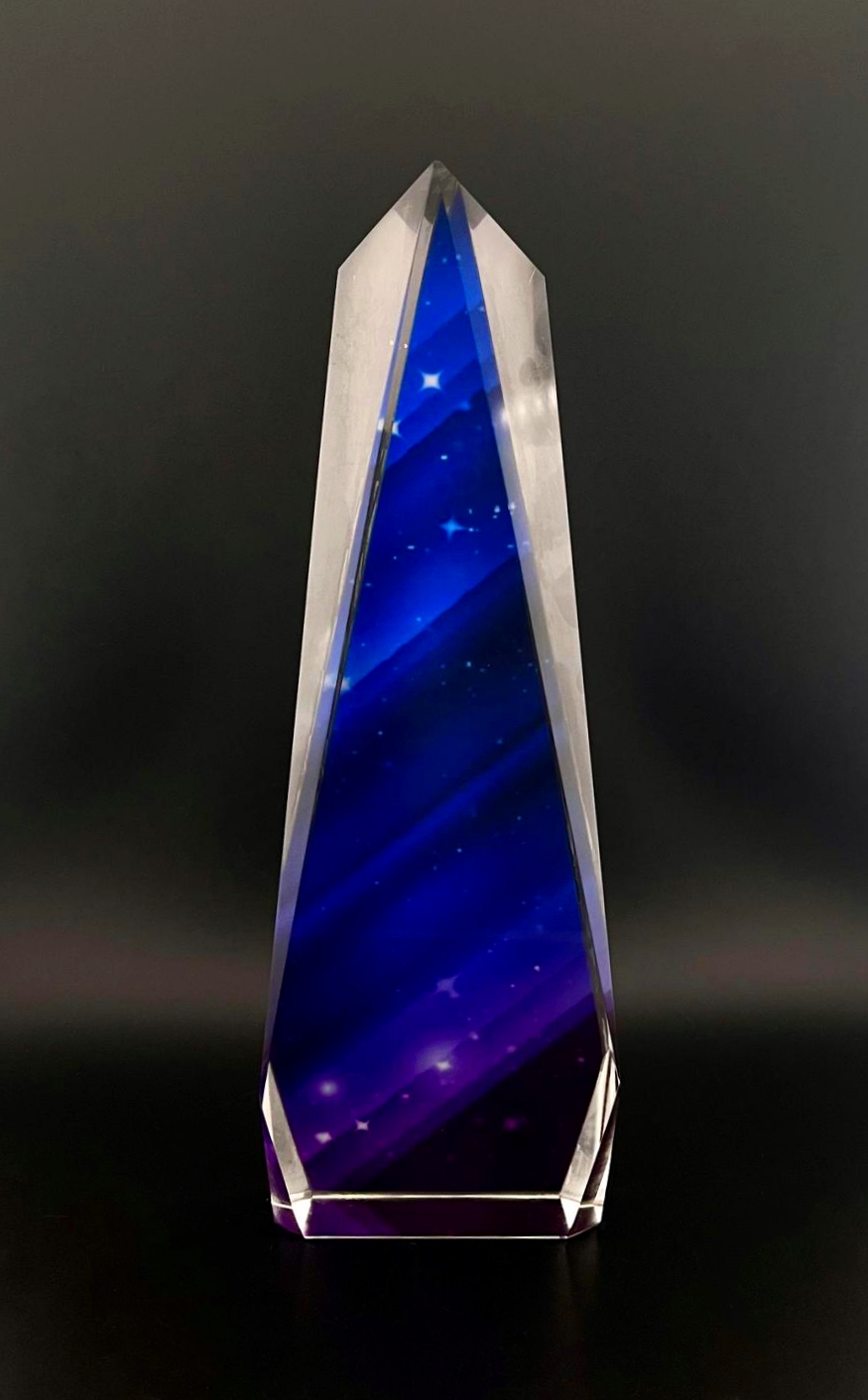 Glass Trophy CTA-11-Purple