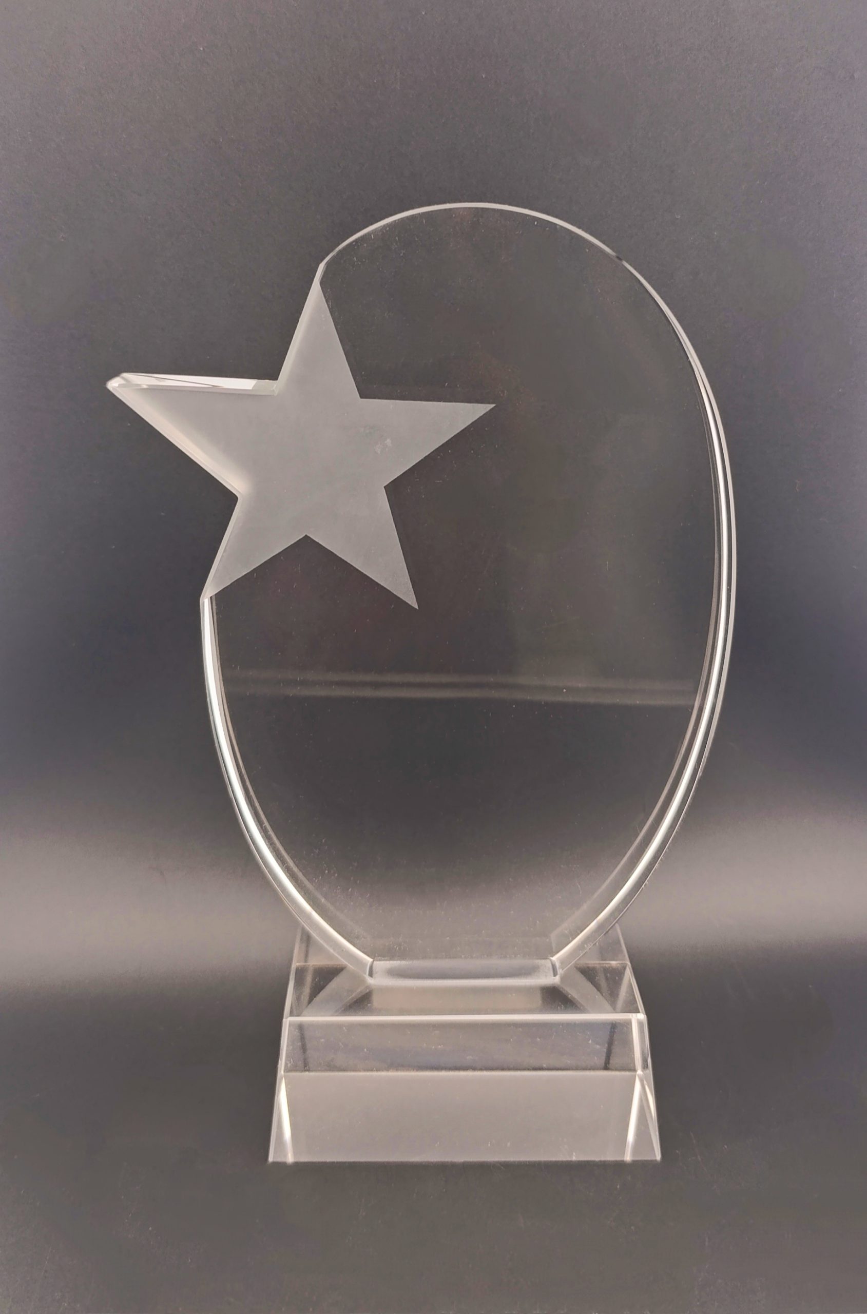 Boxed Crystal Trophy ZX118