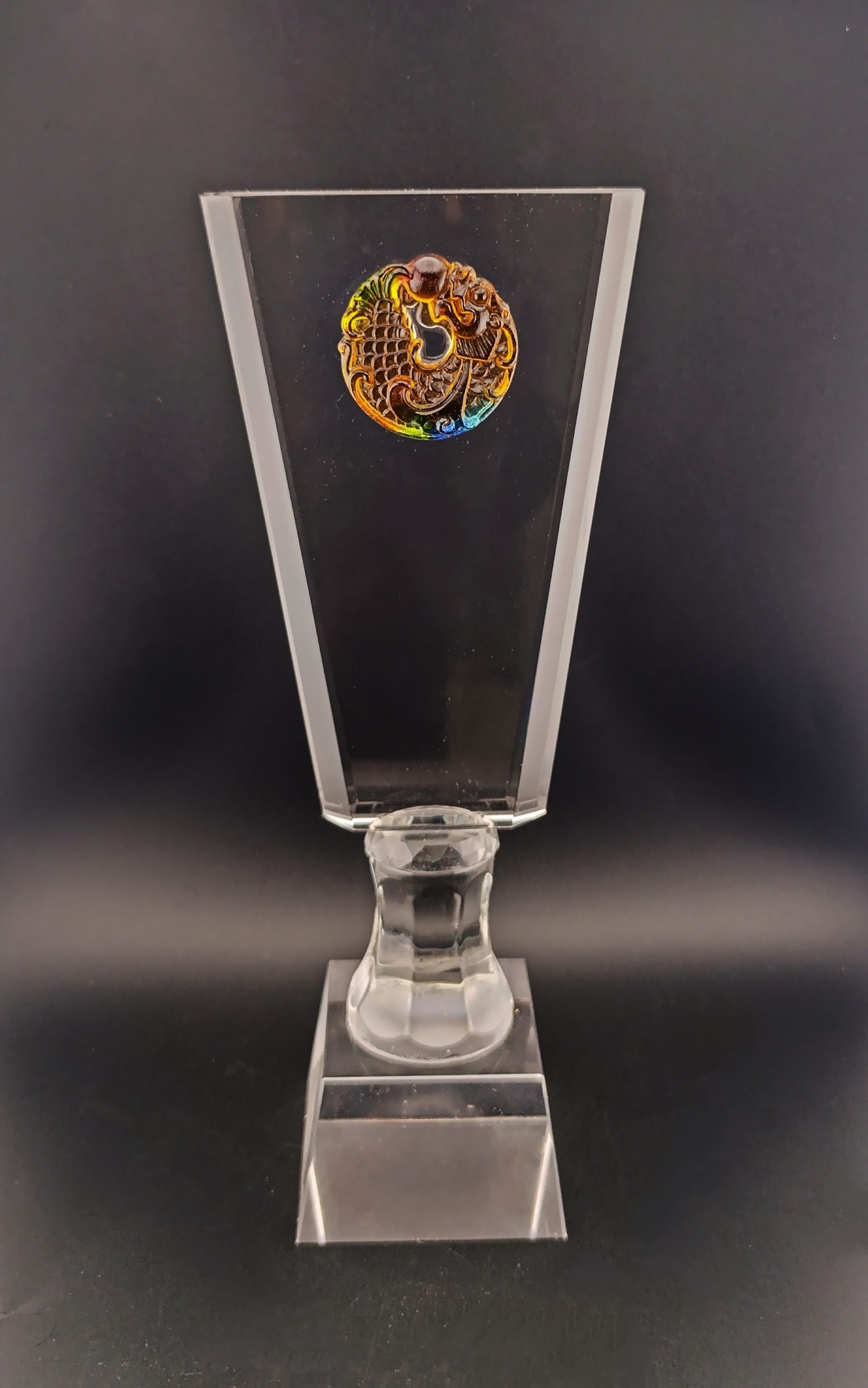 Boxed Crystal Trophy ZX132