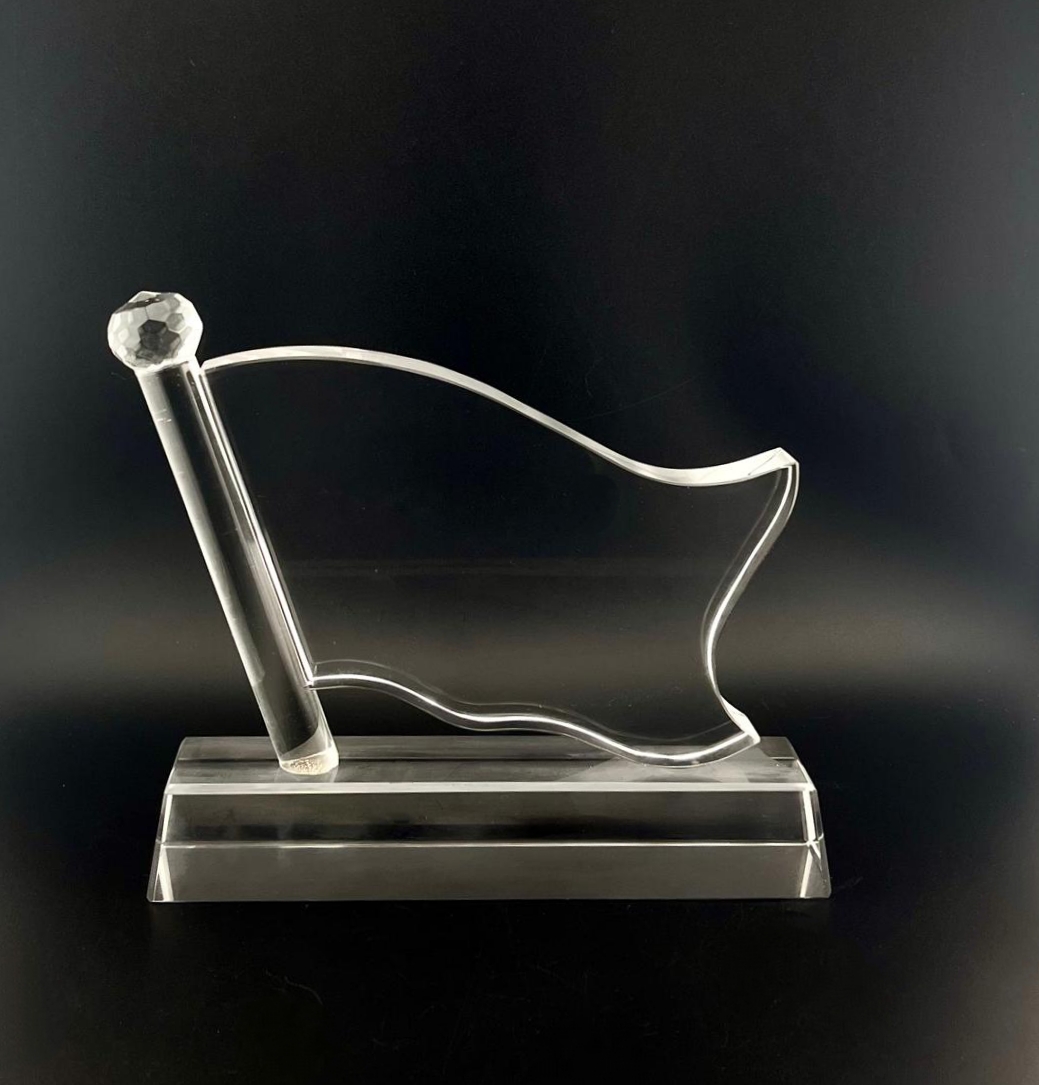 Boxed Crystal Trophy ZX173